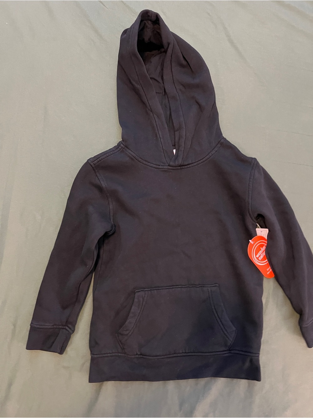 Black Hooded Pullover Sweatshirt Boy’s Size XS